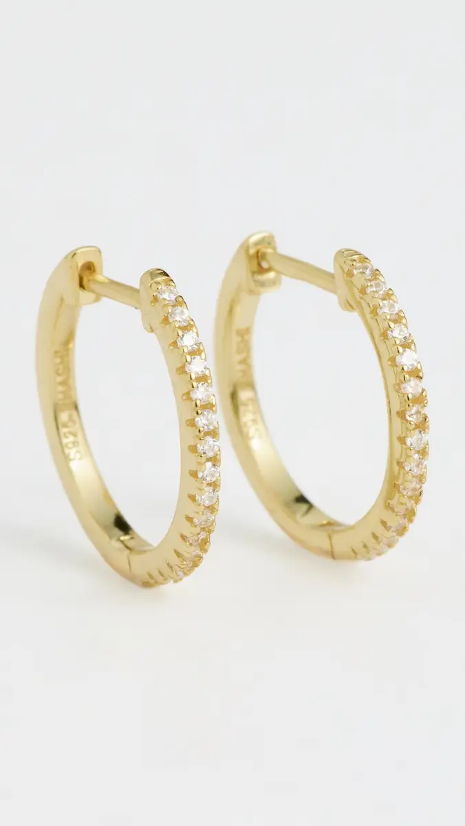 Shashi Everyday Hoop Earrings | Thumbnail 2