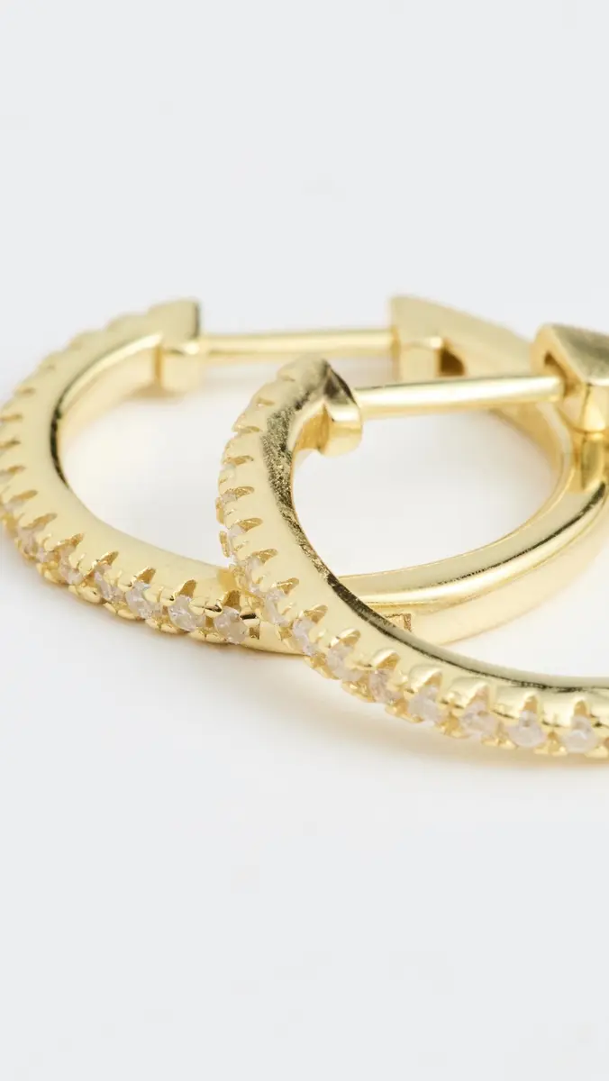 Shashi Everyday Hoop Earrings | Thumbnail 4