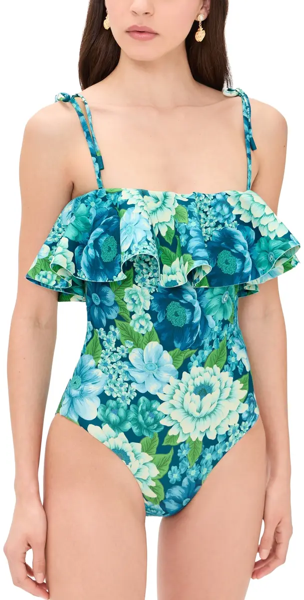 ALÉMAIS Margo Ruffle One Piece