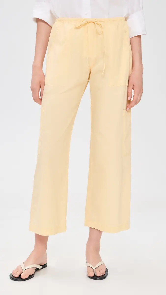 DONNI. The Pop Drawstring Cargo Pants Butter | Thumbnail 2