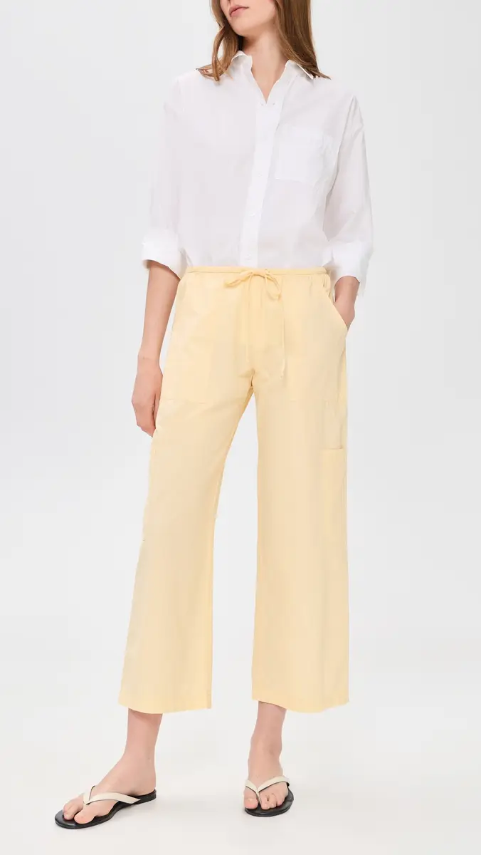 DONNI. The Pop Drawstring Cargo Pants Butter | Thumbnail 5