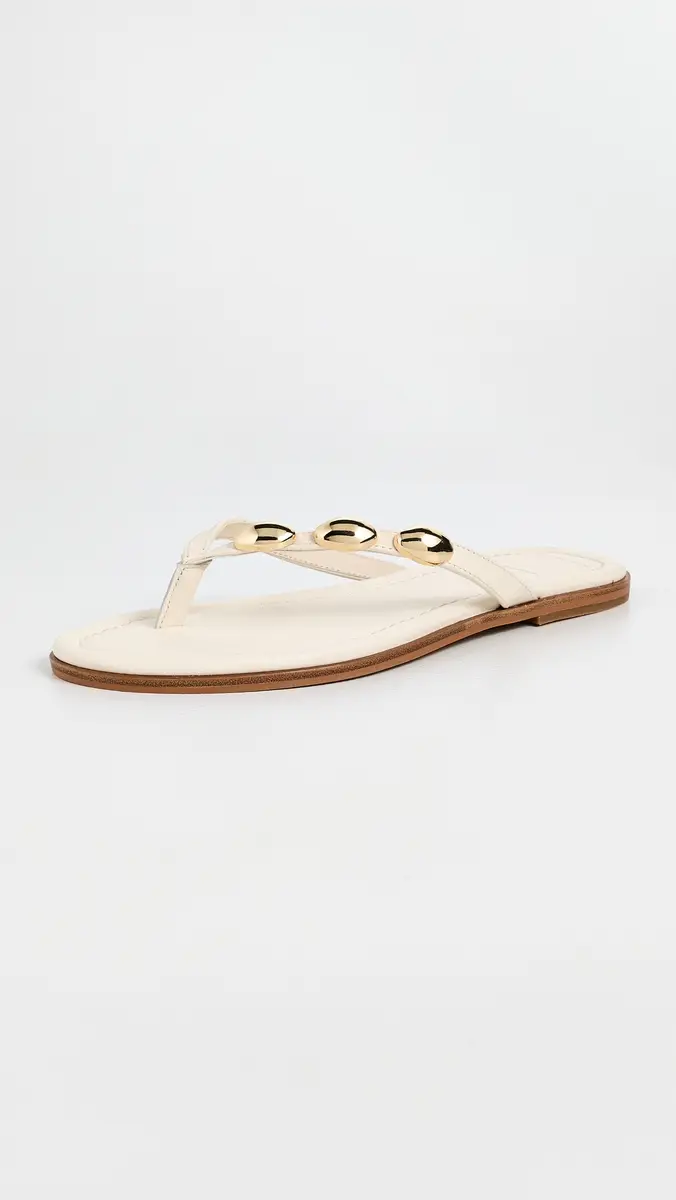Dolce Vita Juny Thong Sandals Off White Leather | Thumbnail 5