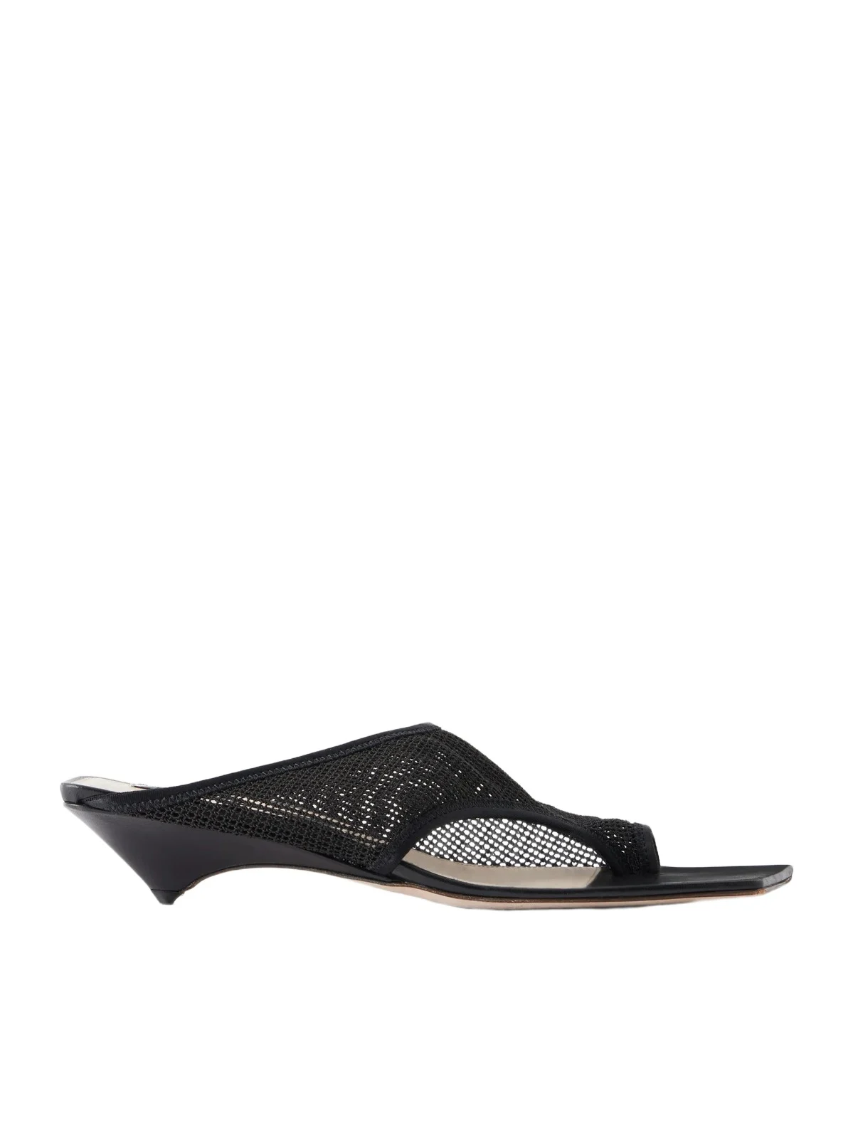 CHRISTEN Leather-trimmed 35 Mesh Sandals