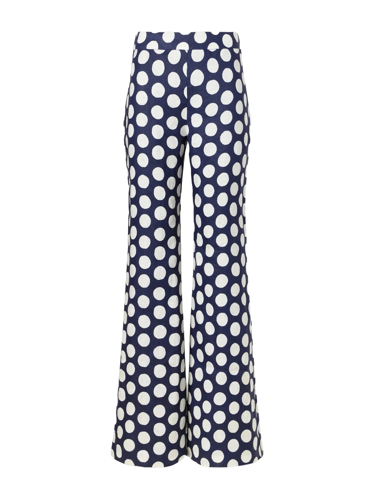 Polka Dot Linen Wide-leg Pants Polka Dot Linen Wide-leg Pants