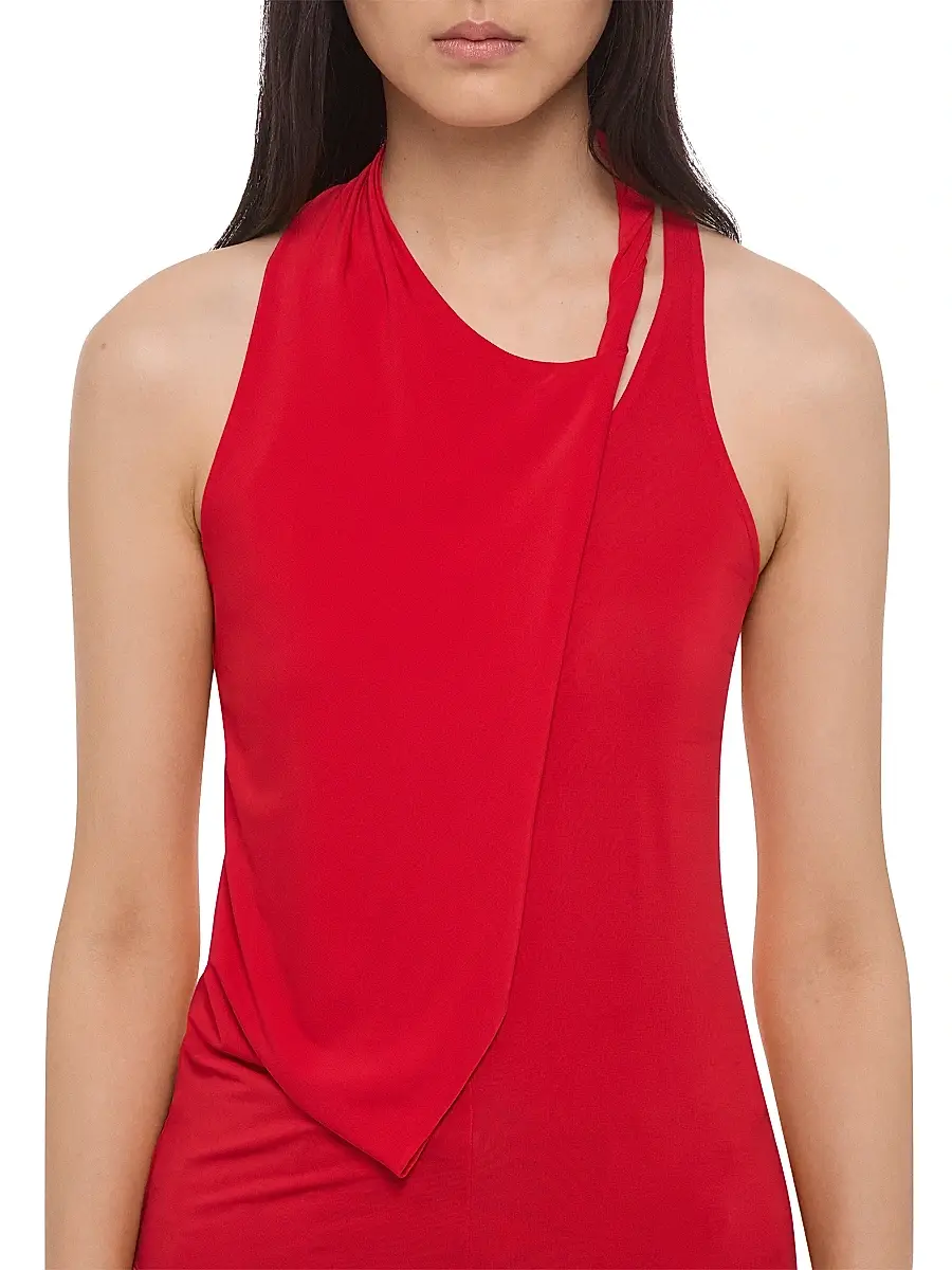 Helmut Lang Women's Asymmetric Twist Tank Top | Thumbnail 7