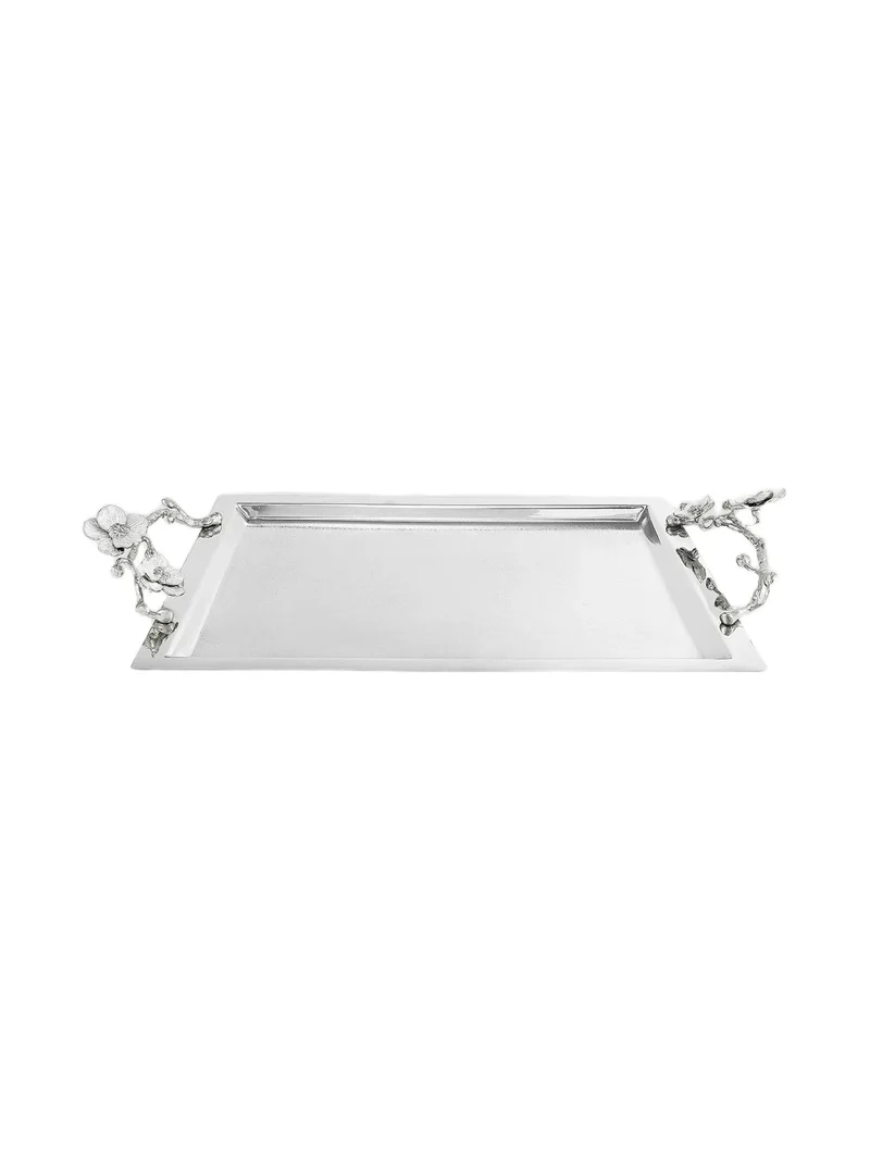 Michael Aram Silver Orchid Large Tray