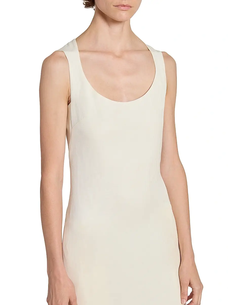 Jacquemus Women's La Tablier Linen-Blend Midi-Dress | Thumbnail 6 Jacquemus Women's La Tablier Linen-Blend Midi-Dress | Thumbnail 6
