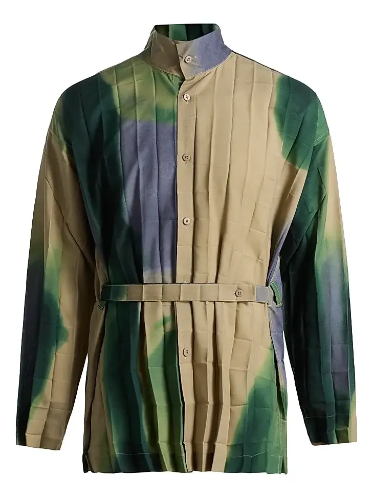 Homme Plissé Issey Miyake Men Dawn Edge Shirt