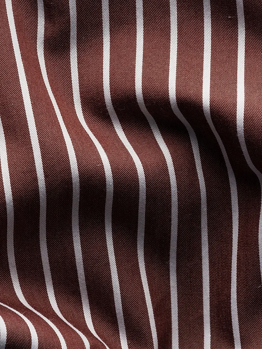 Eton Men's Contemporary-Fit Striped Cotton-Silk Shirt | Thumbnail 4 Eton Men's Contemporary-Fit Striped Cotton-Silk Shirt | Thumbnail 4