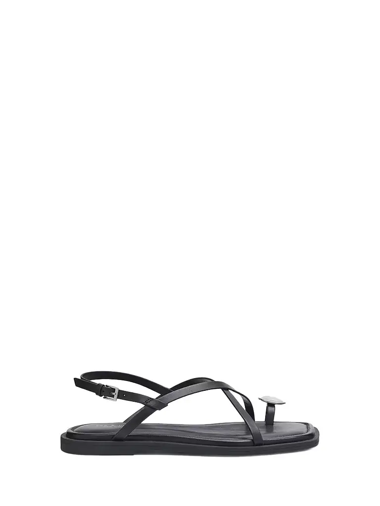 rag & bone Women's Remi Leather Toe Ring Flat Sandals
