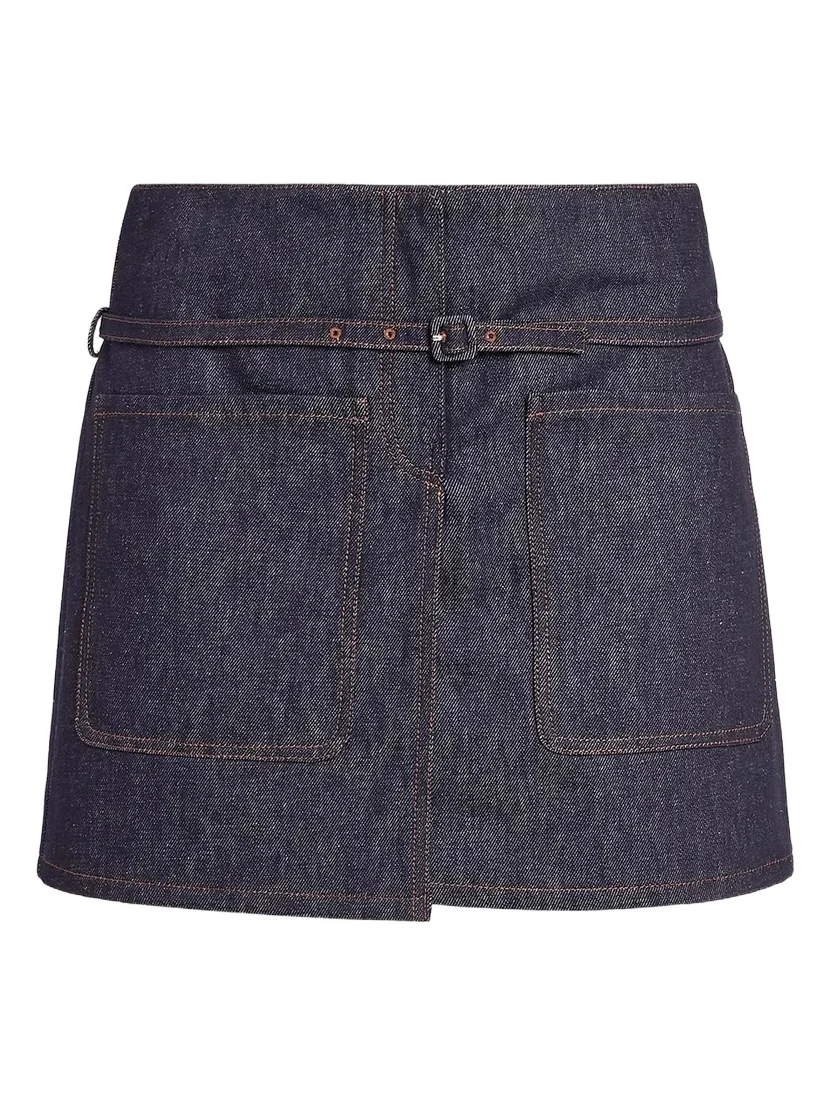 Women's Cotton Denim Miniskirt Women's Cotton Denim Miniskirt