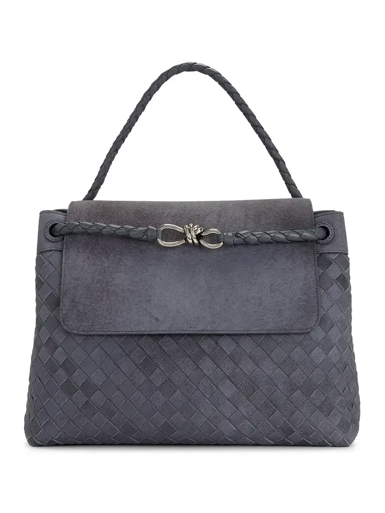 Bottega Veneta Borsa Intrecciato 15 Melange Denim Sue Ave