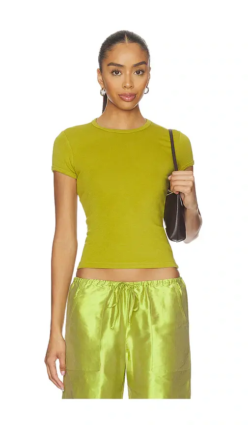 DONNI. The Baby Rib Baby Tee | Image 1 DONNI. The Baby Rib Baby Tee | Image 1