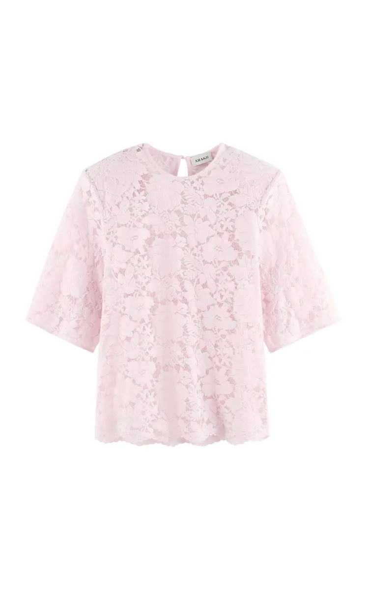 ARAKII Boxy Velvet Lace Top Exclusive