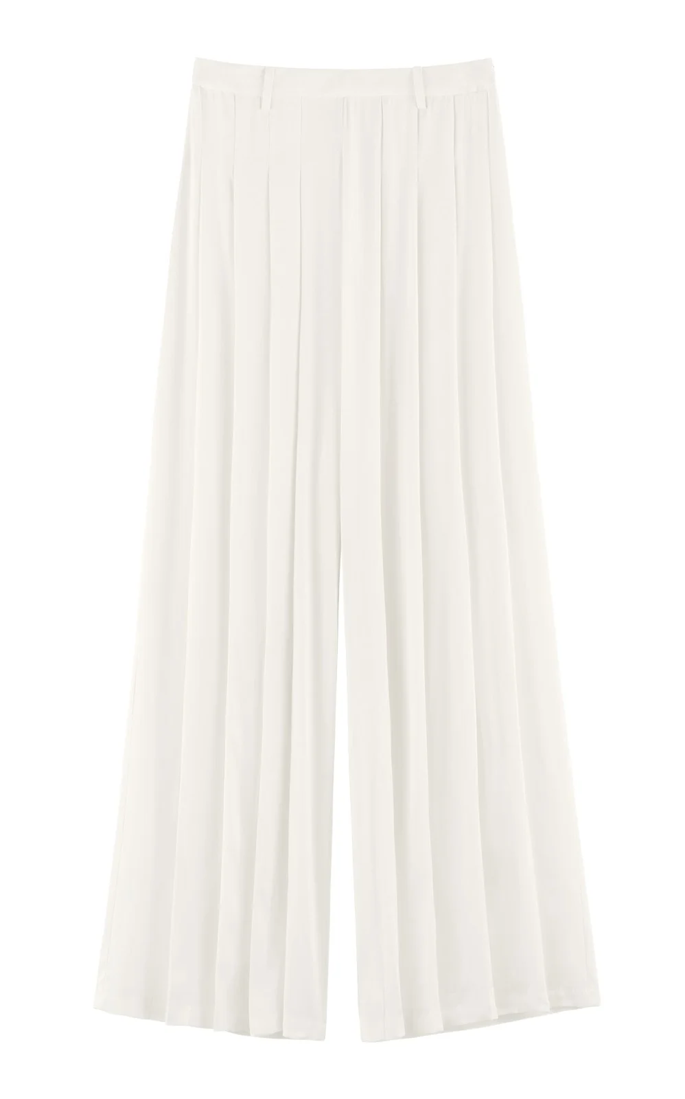 Pleated Silk-Blend Wide-Leg Pants Exclusive Pleated Silk-Blend Wide-Leg Pants Exclusive