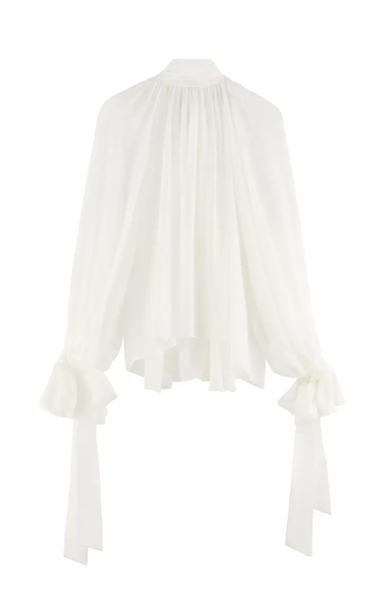 ARAKII Balloon Pleated Silk Top Exclusive | Thumbnail 2 ARAKII Balloon Pleated Silk Top Exclusive | Thumbnail 2