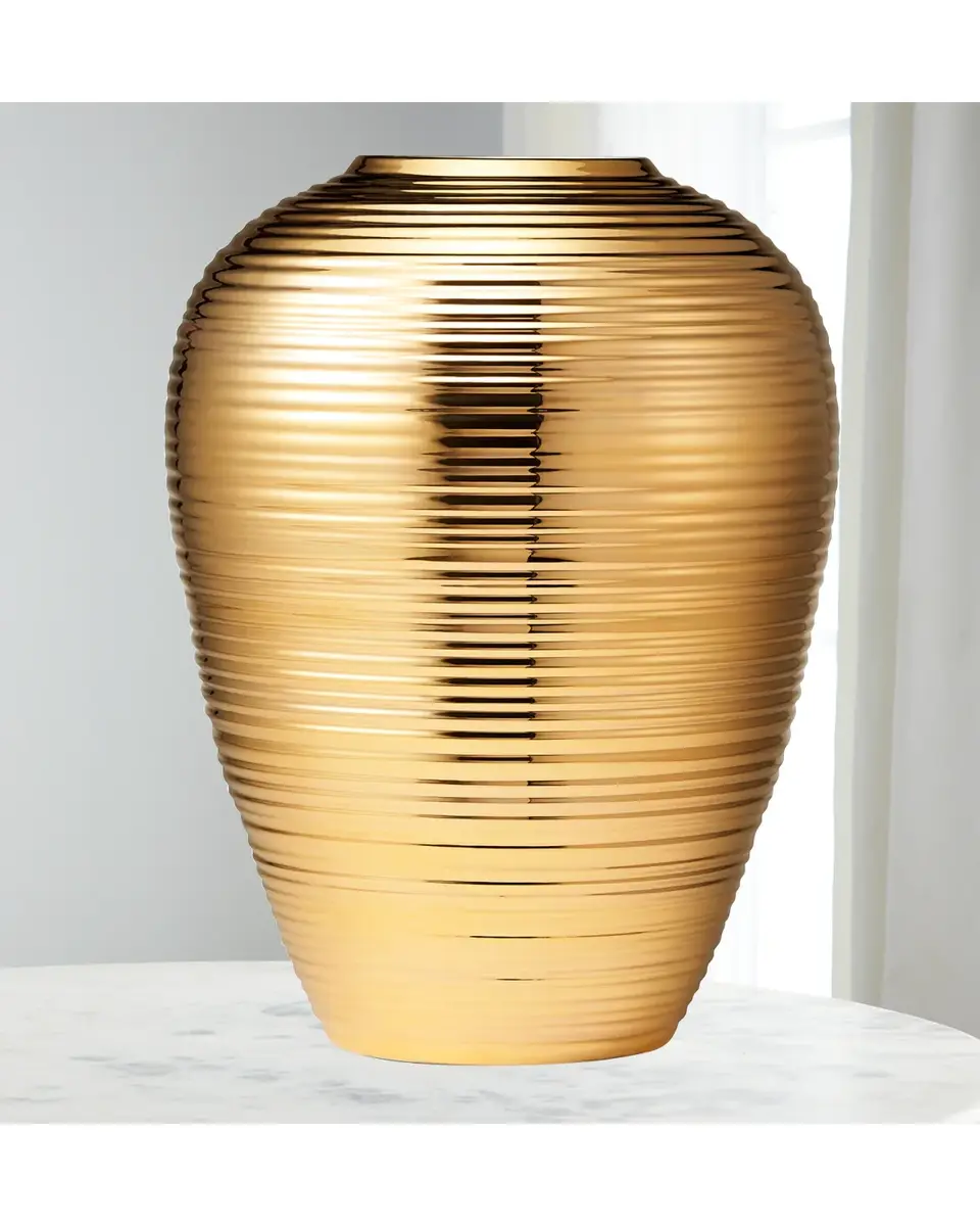 AERIN Calinda Ribbed 14" Tapered Vase | Thumbnail 2