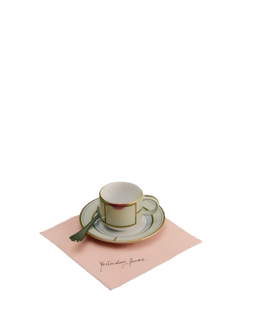 GINORI 1735 Diva Coffee Set for Two, Verde