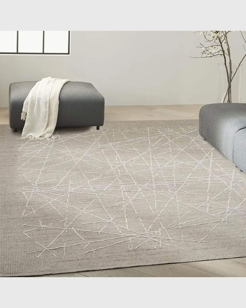 Calvin Klein Wander Hand-Woven Taupe Rug | Thumbnail 2 Calvin Klein Wander Hand-Woven Taupe Rug | Thumbnail 2