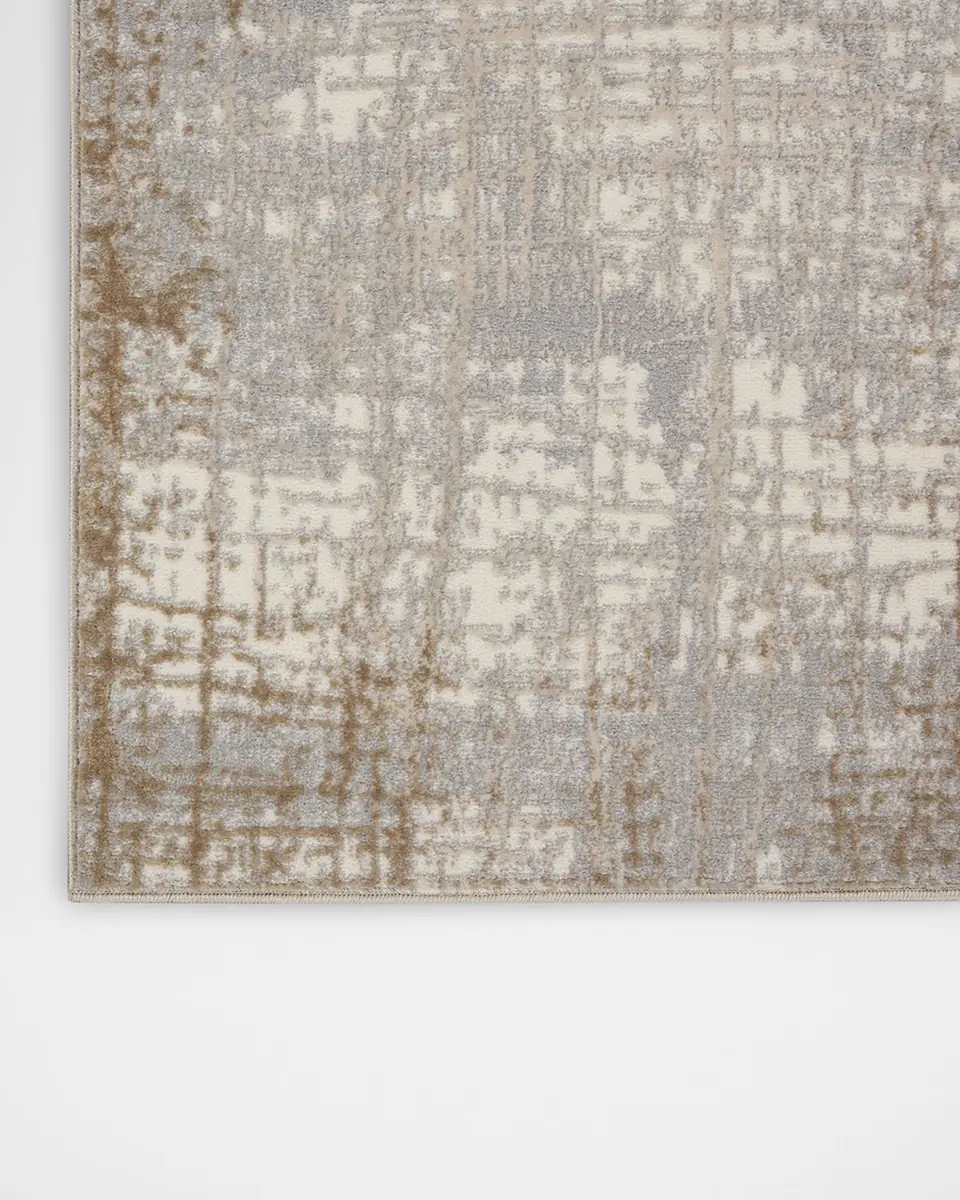 Calvin Klein Rush Ivory/Blue Power-Loomed Rug | Thumbnail 3 Calvin Klein Rush Ivory/Blue Power-Loomed Rug | Thumbnail 3
