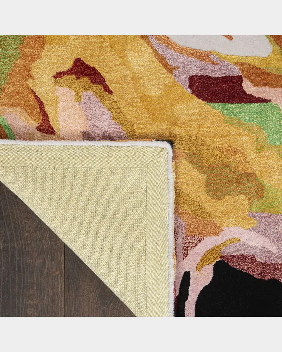Nourison Prismatic Multicolor Swirl Hand-Tufted Rug | Thumbnail 4 Nourison Prismatic Multicolor Swirl Hand-Tufted Rug | Thumbnail 4