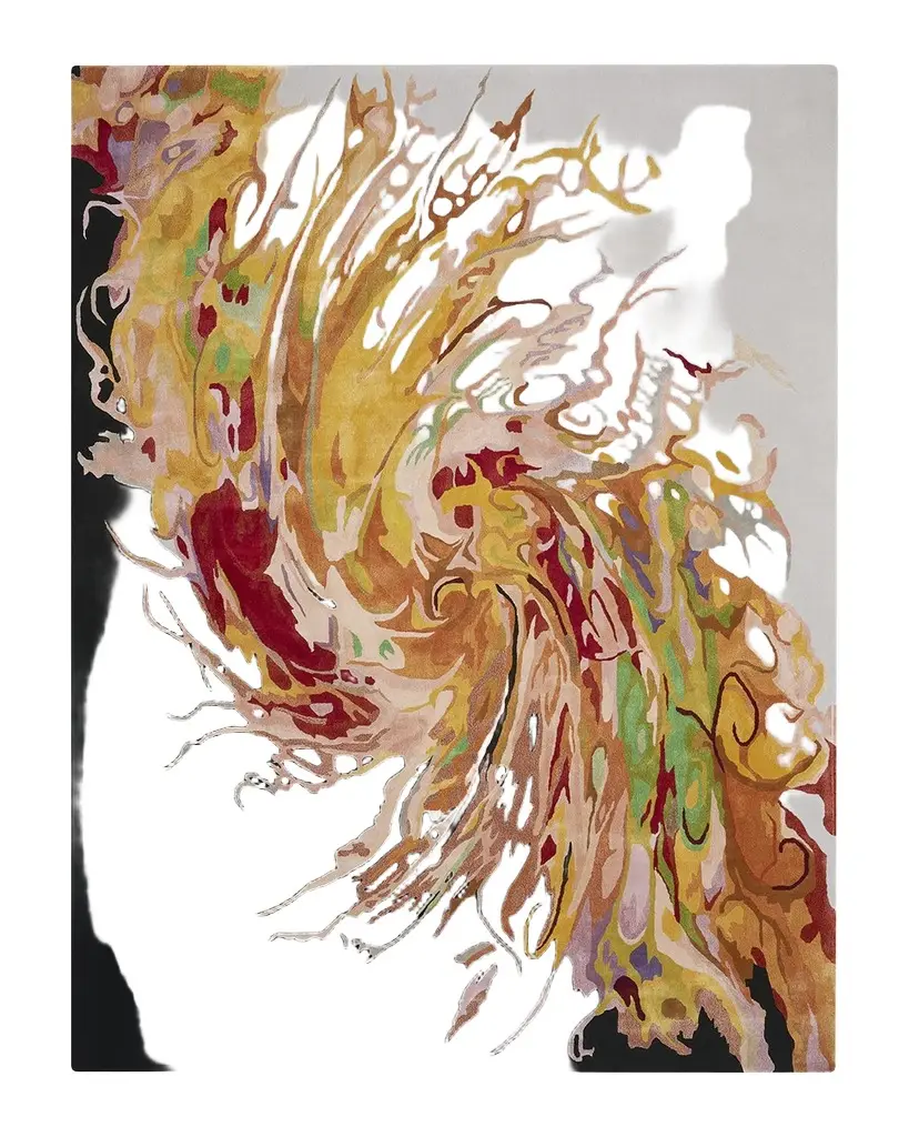 Nourison Prismatic Multicolor Swirl Hand-Tufted Rug
