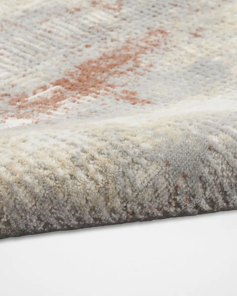 Calvin Klein Rush Blue/Beige Power-Loomed Rug | Thumbnail 2 Calvin Klein Rush Blue/Beige Power-Loomed Rug | Thumbnail 2