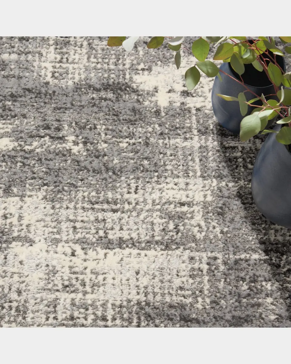 Calvin Klein Rush Grey/Beige Power-Loomed Rug | Thumbnail 6