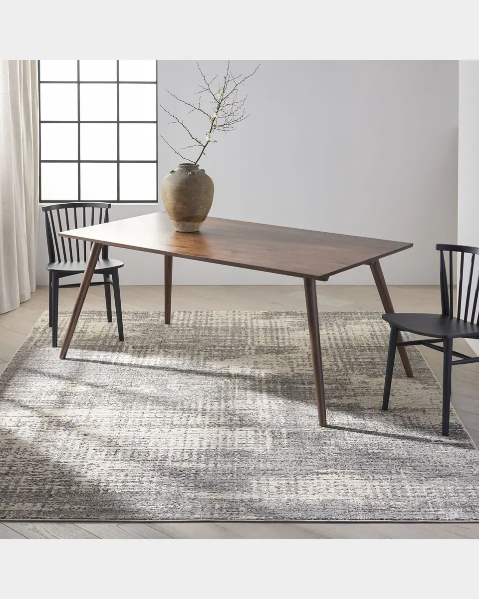 Calvin Klein Rush Grey/Beige Power-Loomed Rug | Thumbnail 7
