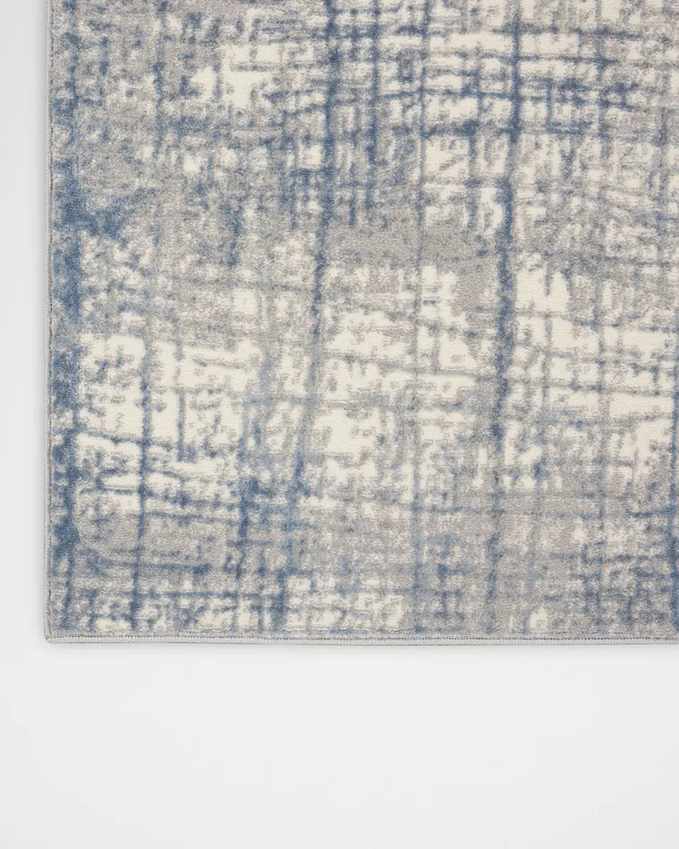 Calvin Klein Rush Ivory/Blue Power-Loomed Rug | Thumbnail 3 Calvin Klein Rush Ivory/Blue Power-Loomed Rug | Thumbnail 3
