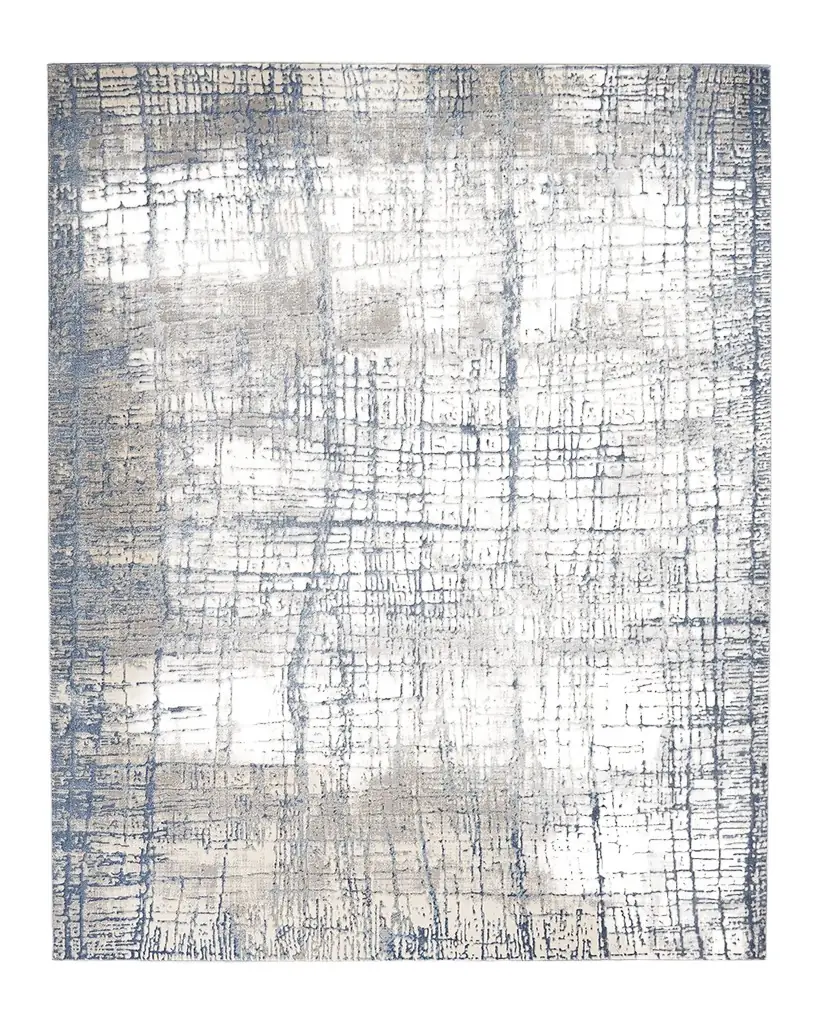 Calvin Klein Rush /Blue Power-Loomed Rug | Image 1 Calvin Klein Rush /Blue Power-Loomed Rug | Image 1