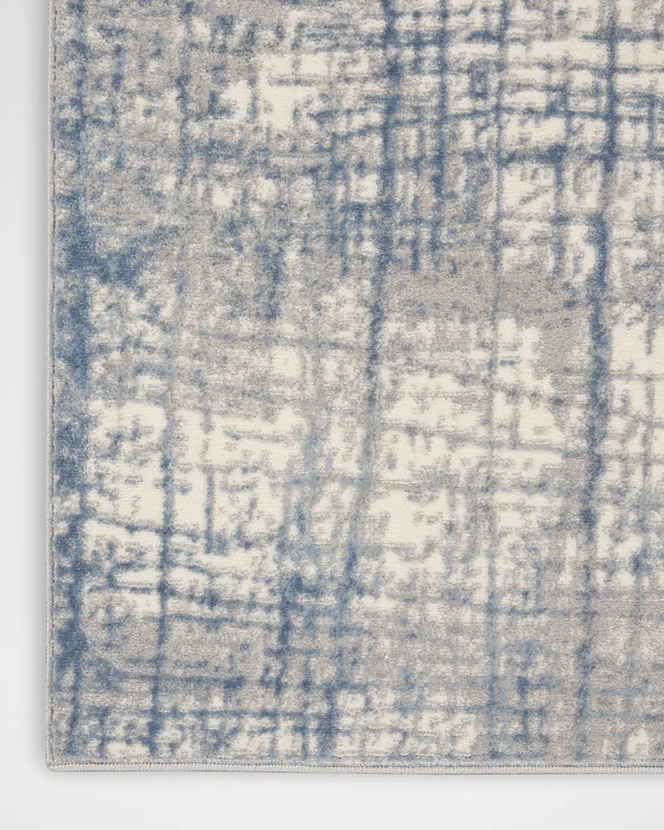 Calvin Klein Rush Ivory/Blue Power-Loomed Rug | Thumbnail 3 Calvin Klein Rush Ivory/Blue Power-Loomed Rug | Thumbnail 3