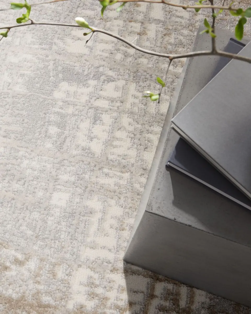 Calvin Klein Rush Ivory/Blue Power-Loomed Rug | Thumbnail 7 Calvin Klein Rush Ivory/Blue Power-Loomed Rug | Thumbnail 7