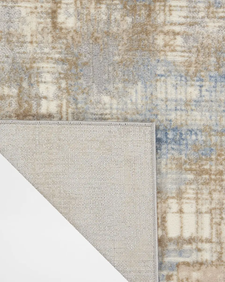 Calvin Klein Rush Blue/Beige Power-Loomed Rug | Thumbnail 5 Calvin Klein Rush Blue/Beige Power-Loomed Rug | Thumbnail 5