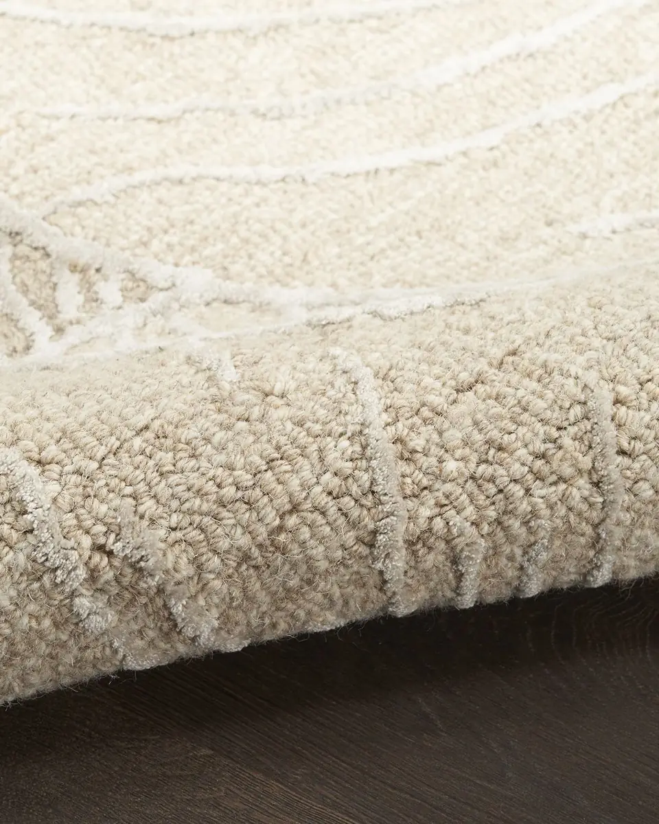 Nourison Avra Taupe Hand-Tufted Taupe Rug | Thumbnail 2 Nourison Avra Taupe Hand-Tufted Taupe Rug | Thumbnail 2