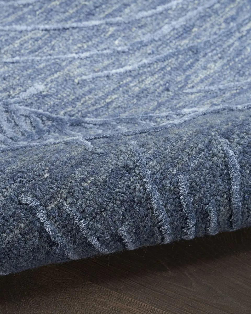 Nourison Avra Blue Hand-Tufted Rug | Thumbnail 2 Nourison Avra Blue Hand-Tufted Rug | Thumbnail 2