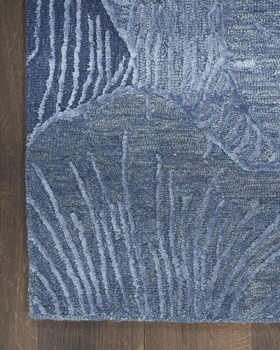 Nourison Avra Blue Hand-Tufted Rug | Thumbnail 3 Nourison Avra Blue Hand-Tufted Rug | Thumbnail 3