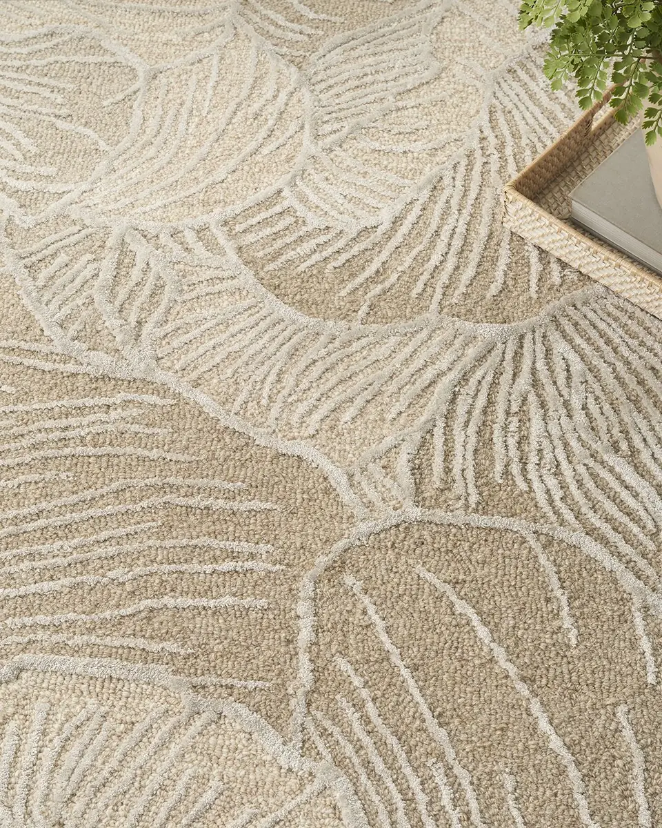 Nourison Avra Taupe Hand-Tufted Taupe Rug | Thumbnail 5 Nourison Avra Taupe Hand-Tufted Taupe Rug | Thumbnail 5