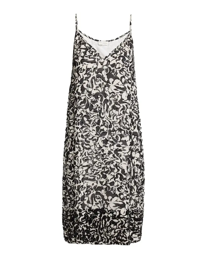 Denya Embroidered Sleeveless Midi Dress Denya Embroidered Sleeveless Midi Dress