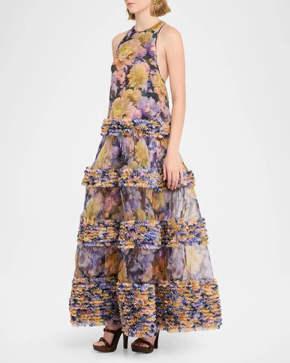 Zimmermann Luna Ruffle Maxi Dress | Thumbnail 3 Zimmermann Luna Ruffle Maxi Dress | Thumbnail 3