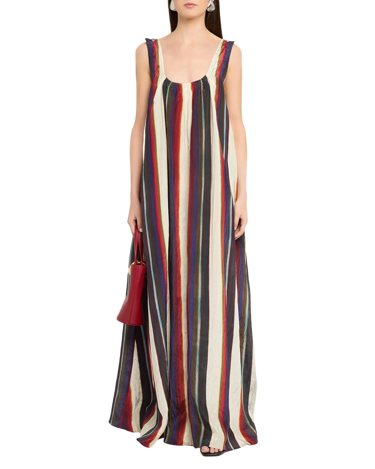 Morris Stripe Sleeveless Maxi Dress