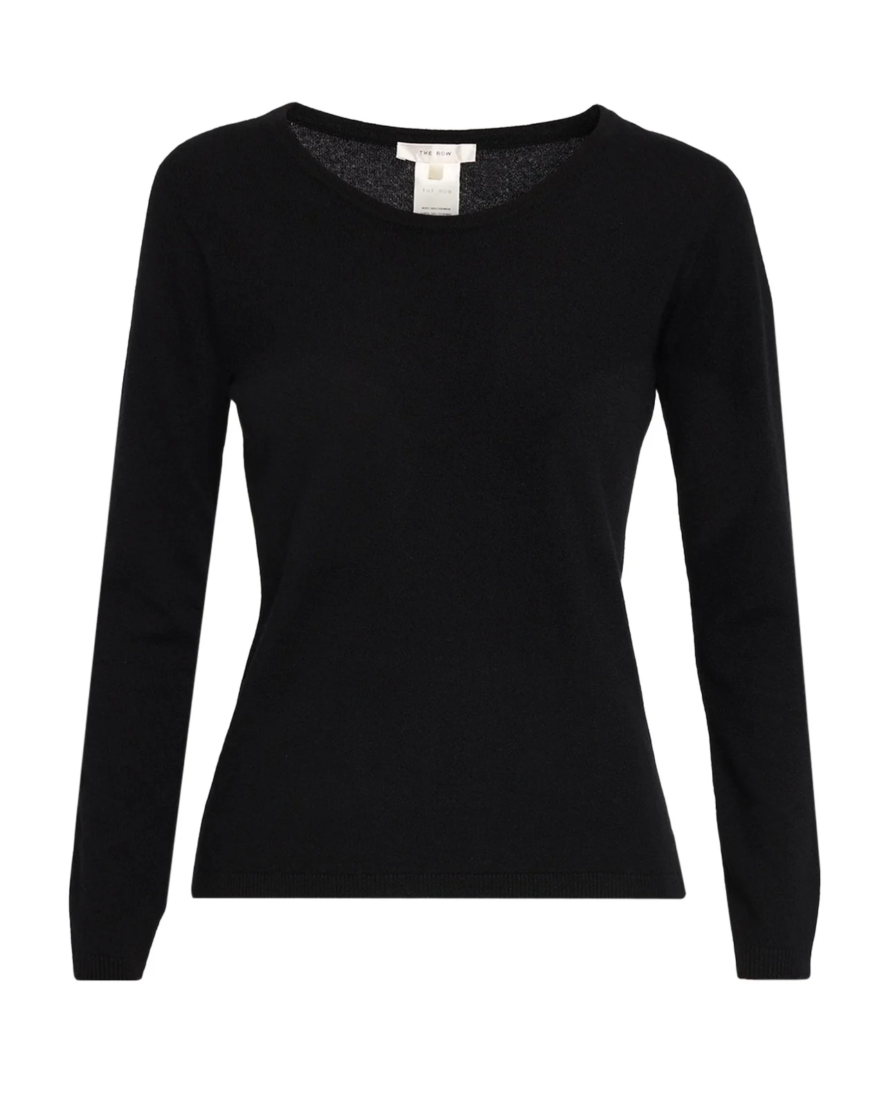 The Row Nezana Cashmere Long-Sleeve Top