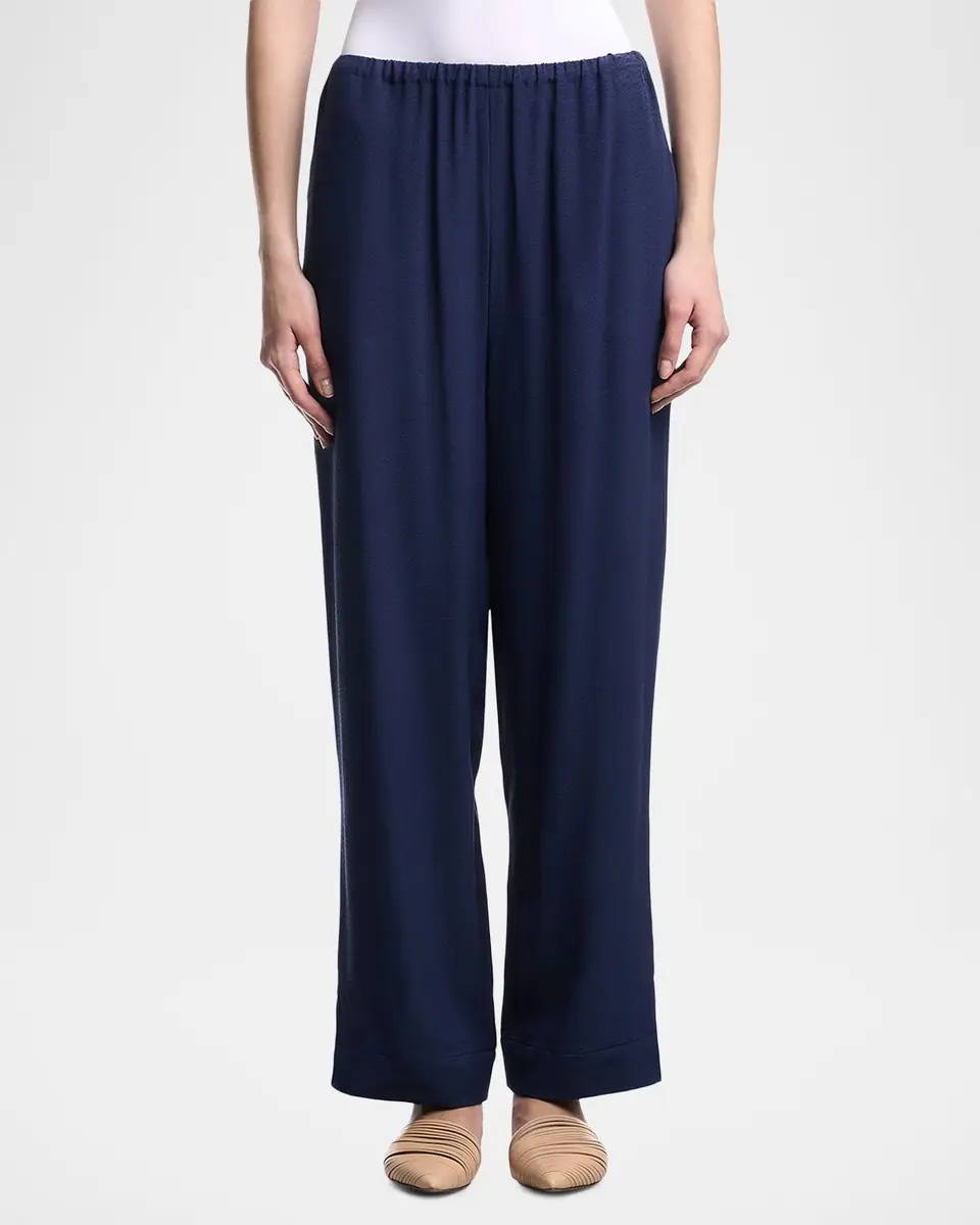 Emporio Armani Straight-Leg Micro Leopard Jacquard Trousers | Thumbnail 4 Emporio Armani Straight-Leg Micro Leopard Jacquard Trousers | Thumbnail 4