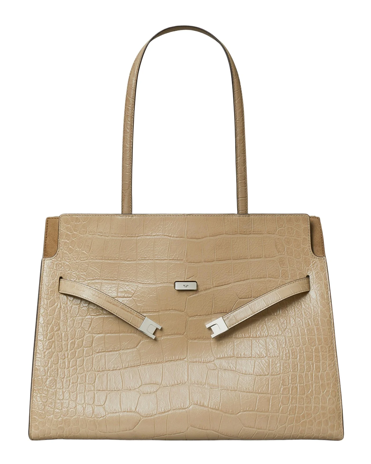Lee Radziwill Croc-Embossed Leather Tote Bag Lee Radziwill Croc-Embossed Leather Tote Bag