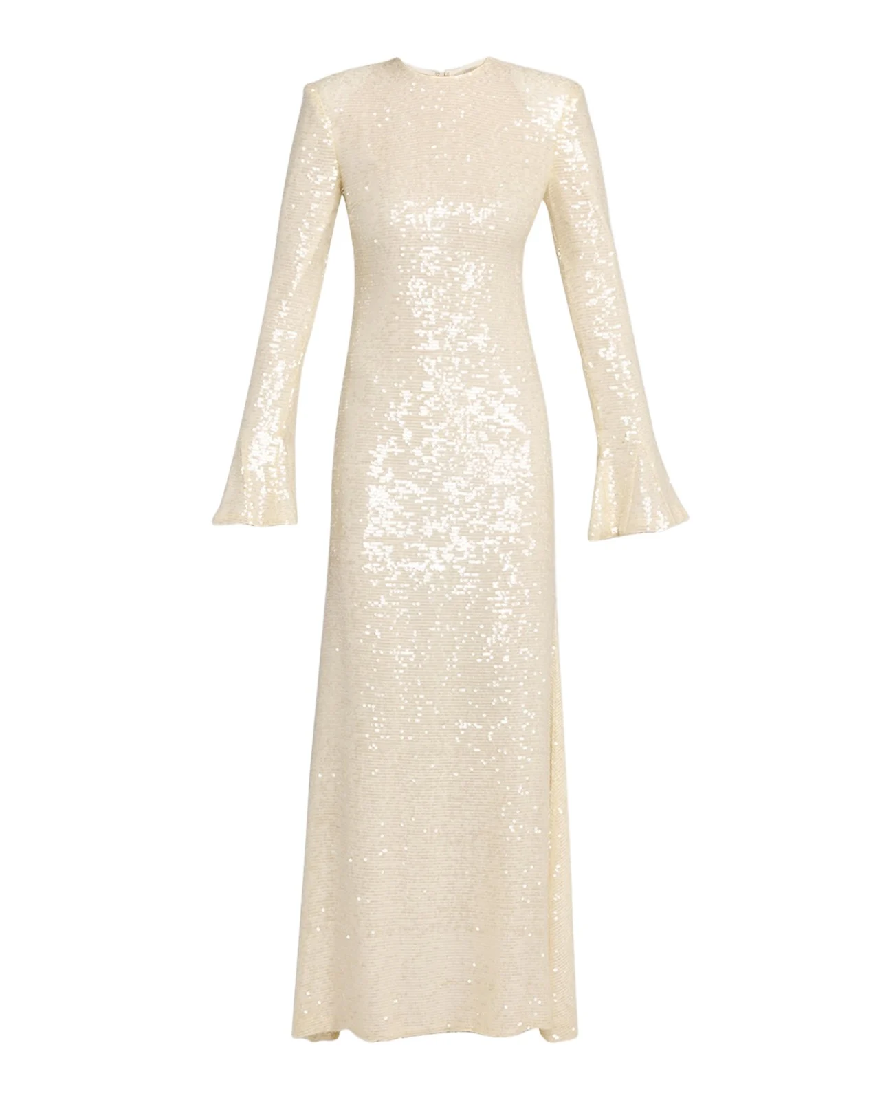 Sequined Flare-Sleeve Maxi Dress Sequined Flare-Sleeve Maxi Dress