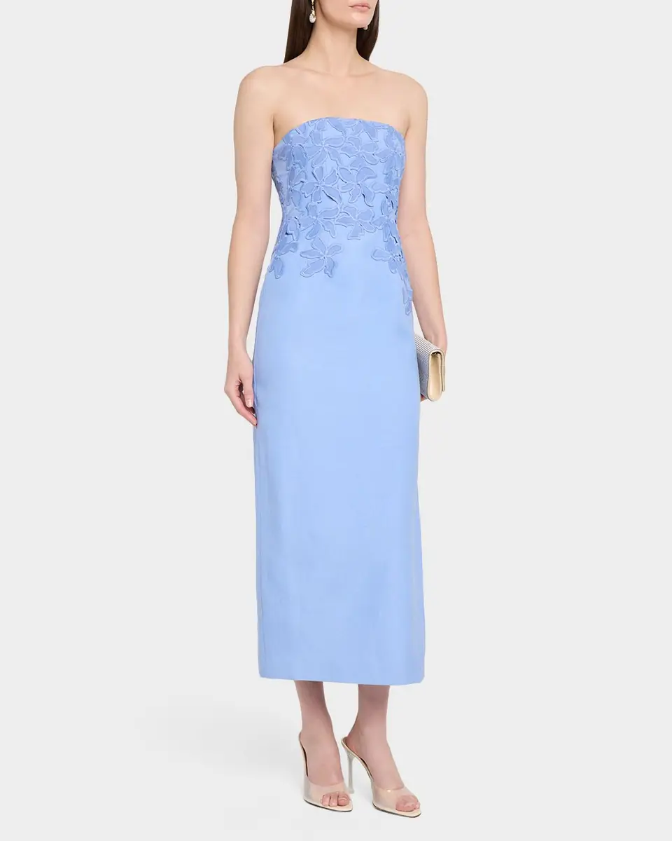 Significant Other Idette Strapless Midi Dress | Thumbnail 3 Significant Other Idette Strapless Midi Dress | Thumbnail 3