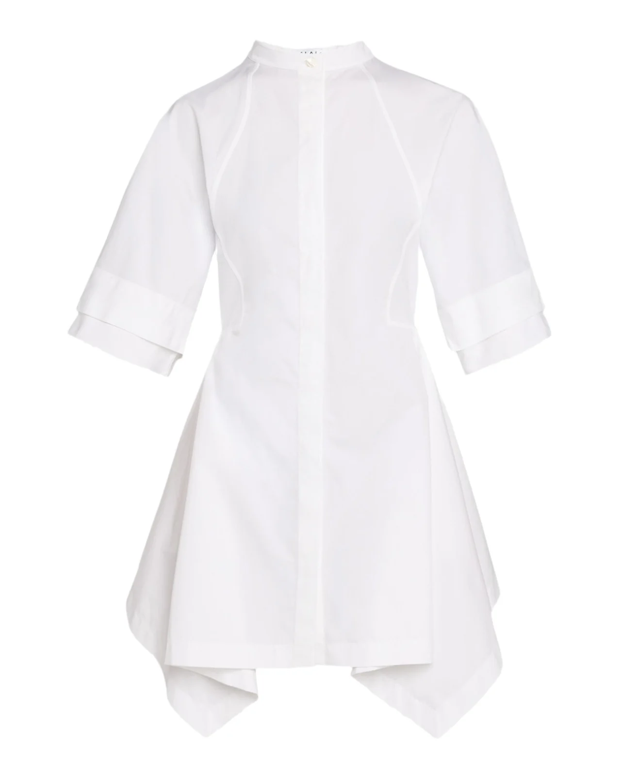 ALAÏA Panelled Handkerchief Mini Shirtdress