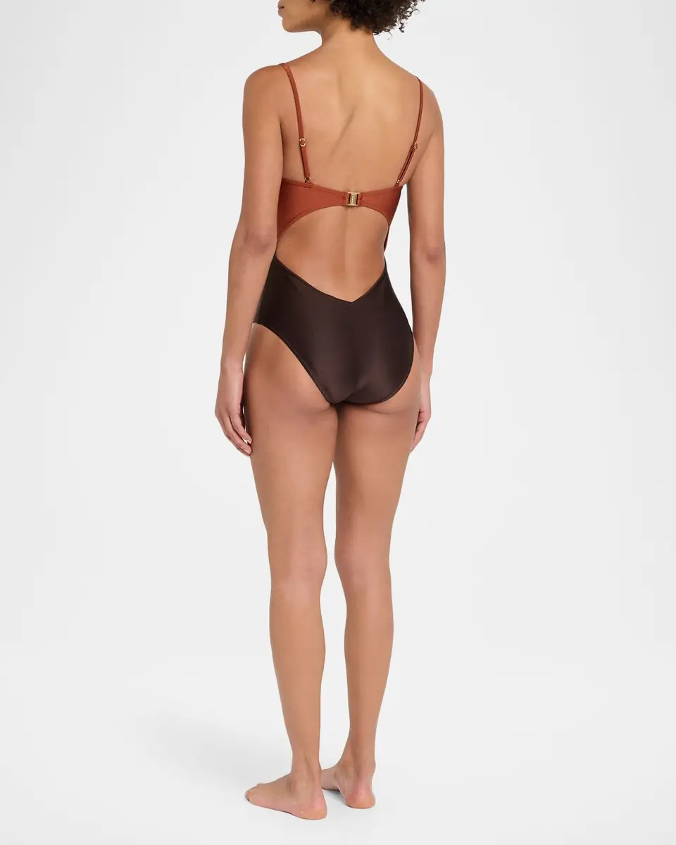 Zimmermann Aster Diamond One-Piece Swimsuit | Thumbnail 3 Zimmermann Aster Diamond One-Piece Swimsuit | Thumbnail 3
