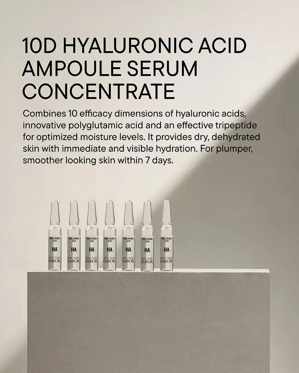 Babor 10D Hyaluronic Acid Ampoules, 7-Piece Set | Thumbnail 3 Babor 10D Hyaluronic Acid Ampoules, 7-Piece Set | Thumbnail 3