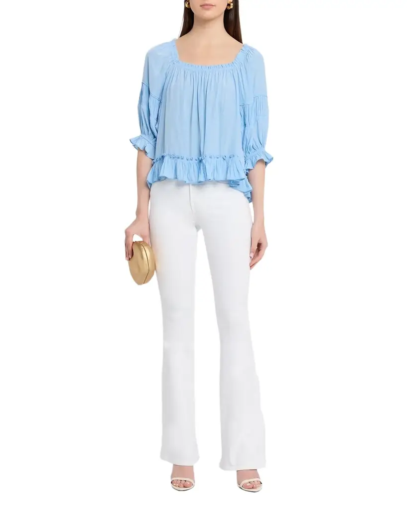 Ramy Brook Natasha Ruffled Blouse | Image 1 Ramy Brook Natasha Ruffled Blouse | Image 1